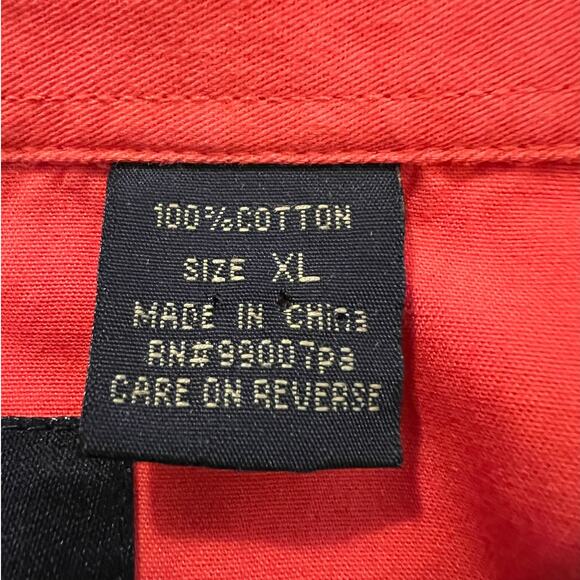 Drysdale Men's Western Shirt in Orange with Pearl Buttons Size XL - Picture 5 of 6